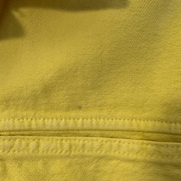Zara Yellow Jean Jacket - Picture 5 of 10